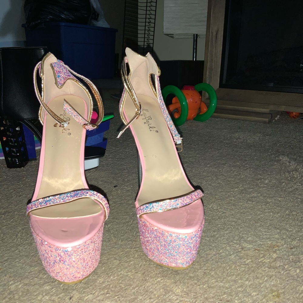 Sparkle- stiletto high heel